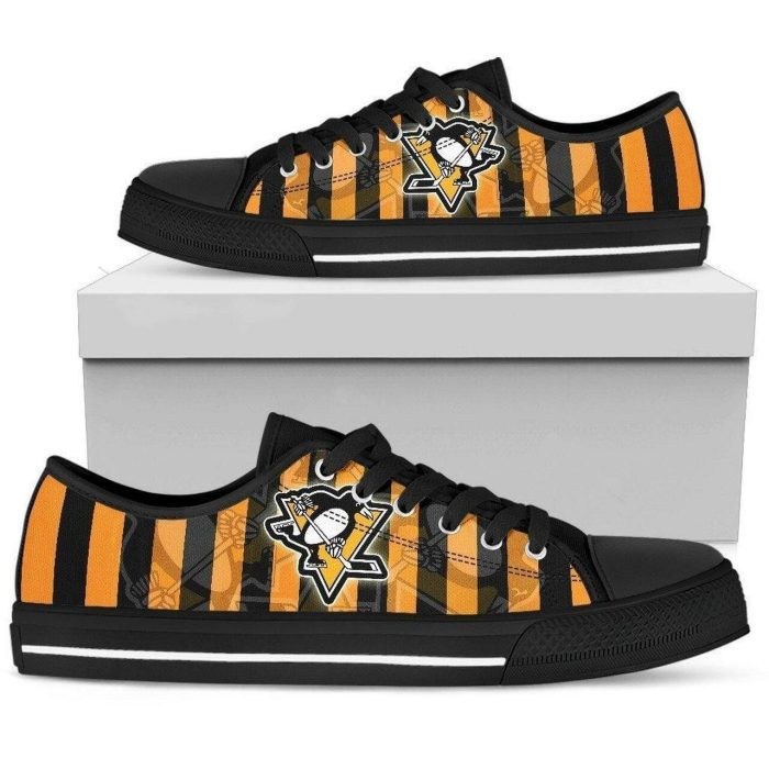 Pittsburgh Penguins NHL Hockey 4 Low Top Sneakers Low Top Shoes