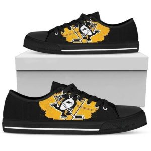 Pittsburgh Penguins Nhl Hockey 7 Low Top Sneakers Low Top Shoes