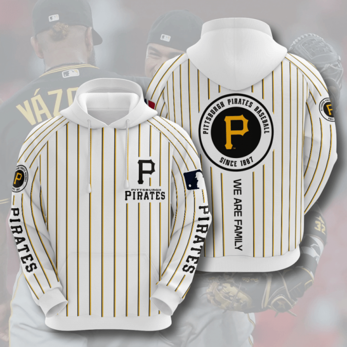 Pittsburgh Pirates 3D Hoodie