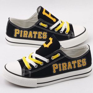 Pittsburgh Pirates MLB Baseball Gift For Fans Low Top Custom Canvas Shoes