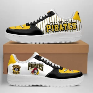 Pittsburgh Pirates Nike Air Force Shoes Unique Baseball Custom Sneakers