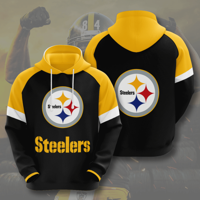 Pittsburgh Steelers 3D Hoodie