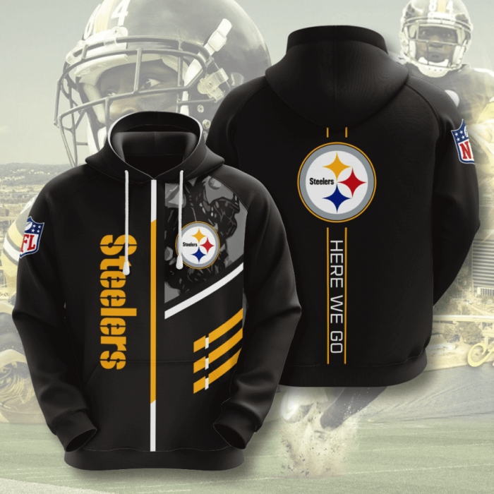 Pittsburgh Steelers 3D Hoodie