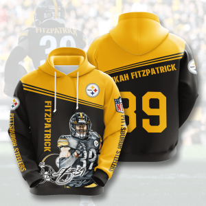 Pittsburgh Steelers Minkah Fitzpatrick 39 3D Hoodie