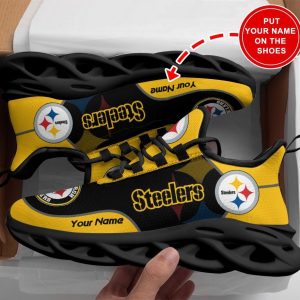 Pittsburgh Steelers Personalized Max Soul Sneakers 225