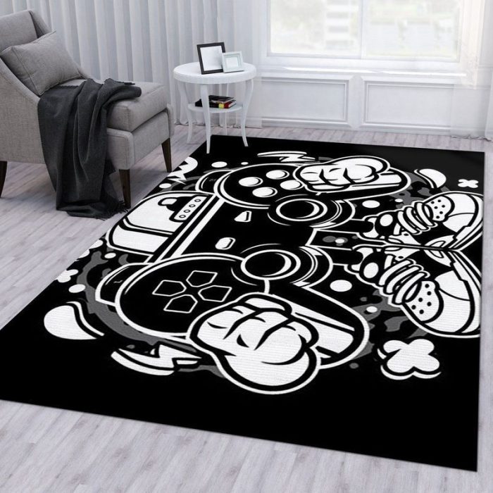 Playstation 17 Area Rug Living Room And Bed Room Rug