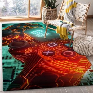 Playstation 5 Area Rug Living Room And Bed Room Rug