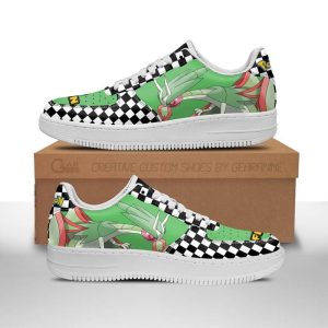 Poke Flygon Air Force Sneakers Checkerboard Custom Pokemon Shoes