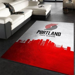 Portland Trail Blazers NBA 13 Area Rug Living Room And Bed Room Rug