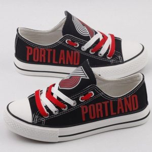 Portland Trail Blazers NBA Basketball 1 Gift For Fans Low Top Custom Canvas Shoes