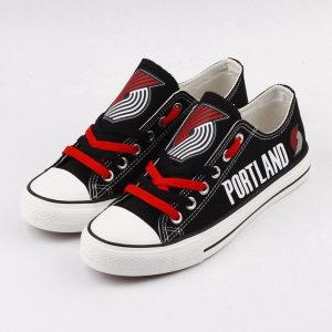 Portland Trail Blazers NBA Basketball 3 Gift For Fans Low Top Custom Canvas Shoes
