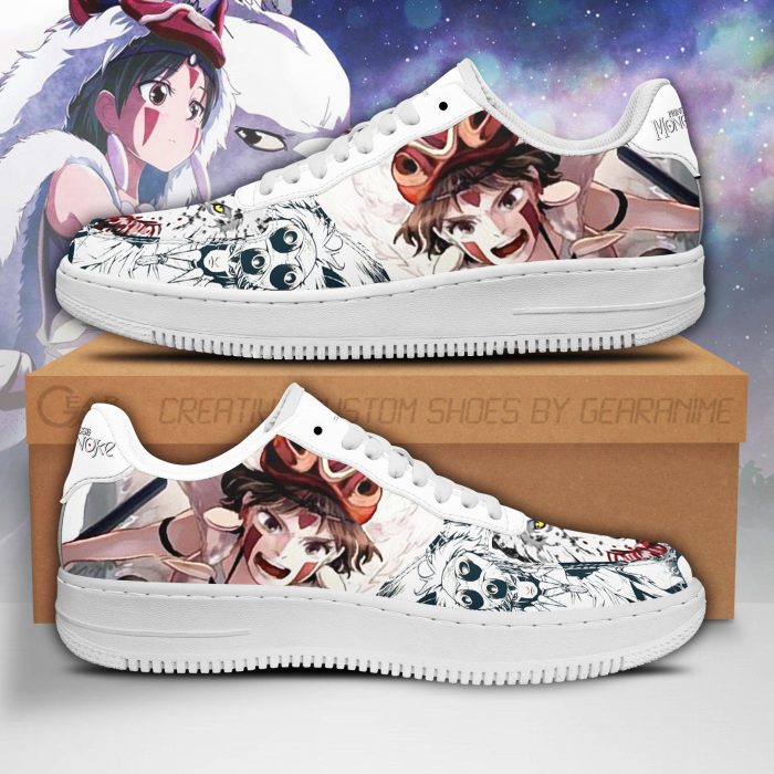 Princess Mononoke Air Force Sneakers Anime Shoes Costume