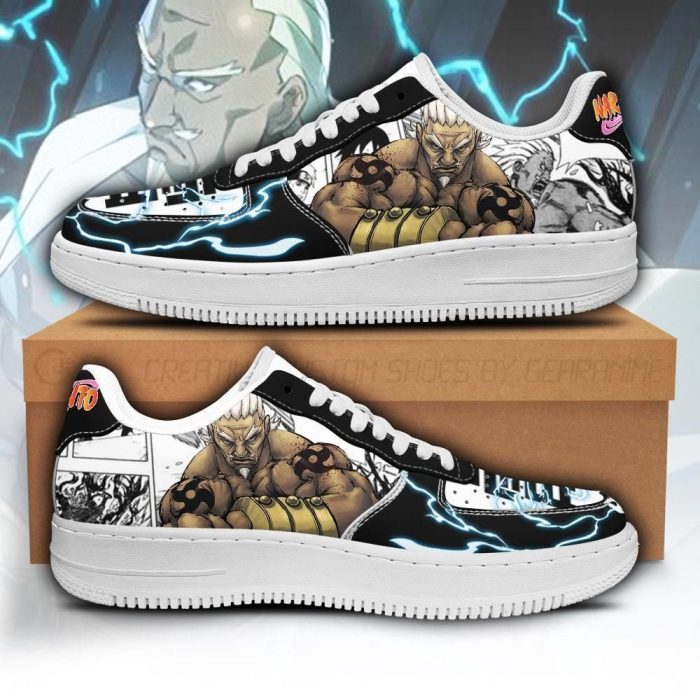 Raikage Nike Air Force Shoes Unique Naruto Anime Custom Sneakers