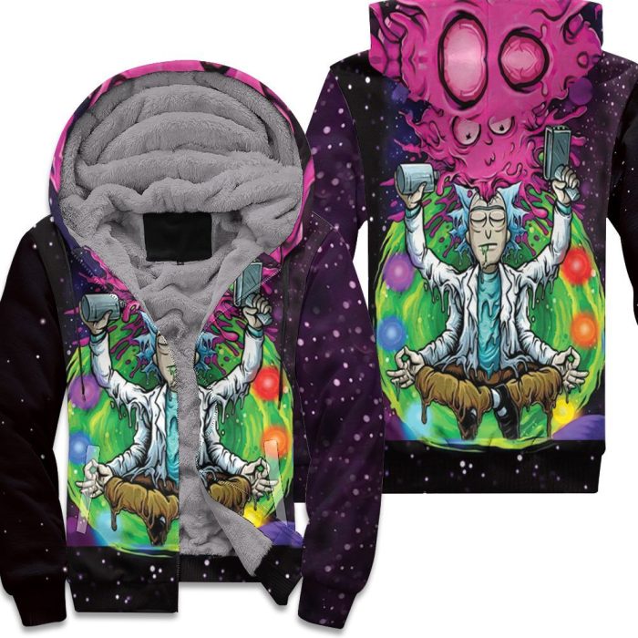 Rick And Morty Unisex Fleece Hoodie