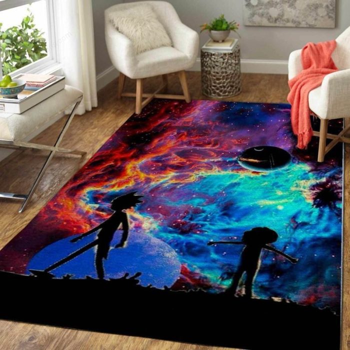 Rick Morty 1 Area Rug Living Room Rug Home Decor Floor Decor