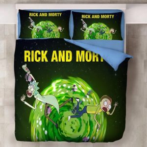 Rick and Morty #1 Duvet Cover Pillowcase Bedding Set