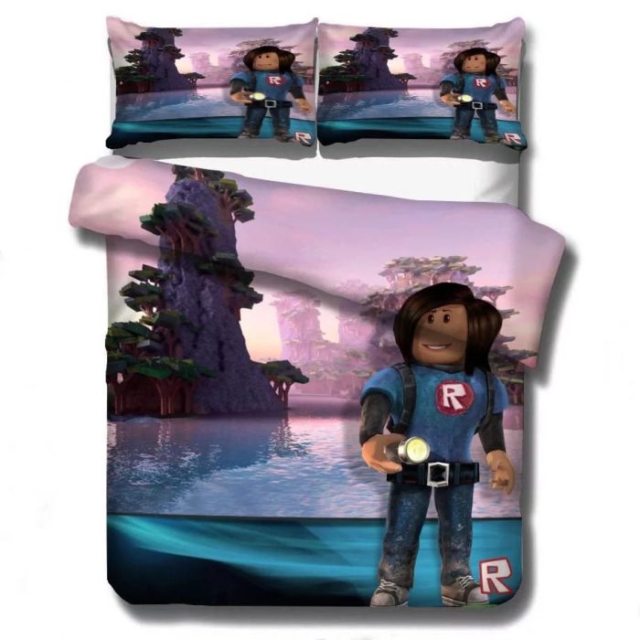 Roblox Team #15 Duvet Cover Pillowcase Bedding Set Home Decor