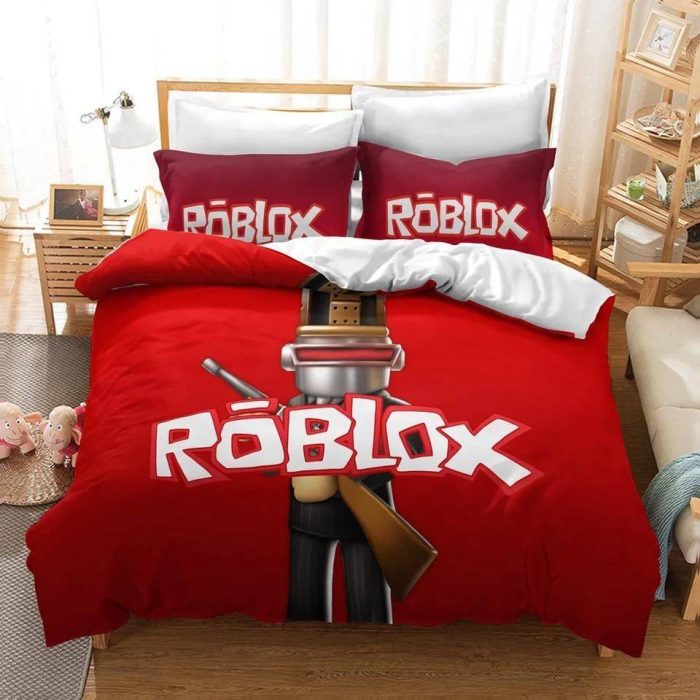 Roblox Team #21 Duvet Cover Pillowcase Bedding Set Home Decor