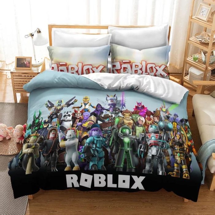 Roblox Team #36 Duvet Cover Pillowcase Bedding Set Home Decor