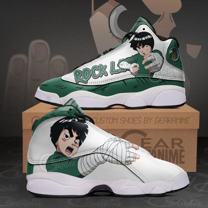 Rock Lee Jordan 13 Sneakers Naruto Custom Anime Shoes