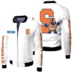 S200318211638Fjl Syracuse Orange Ncaa Bomber Jacket 3D Fleece Bomber Jacket