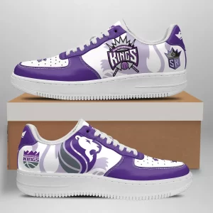 Sacramento Kings Nike Air Force Shoes Unique Football Custom Sneakers