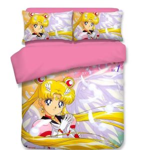 Sailor Moon #8 Duvet Cover Pillowcase Bedding Set Home Decor