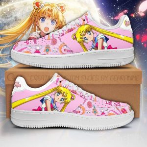 Sailor Moon Air Force Sneakers Sailor Moon Anime Shoes Fan Gift Pt04
