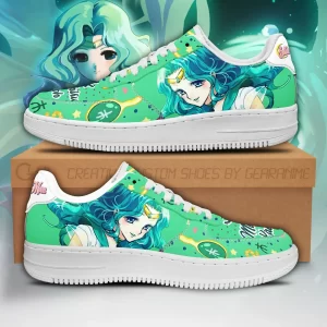 Sailor Neptune Nike Air Force Shoes Unique Sailor Moon Anime Custom Sneakers