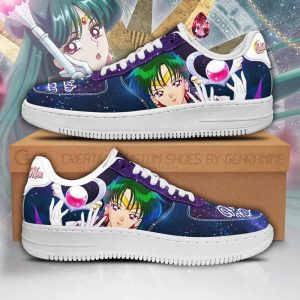 Sailor Pluto Nike Air Force Shoes Unique Sailor Moon Anime Custom Sneakers