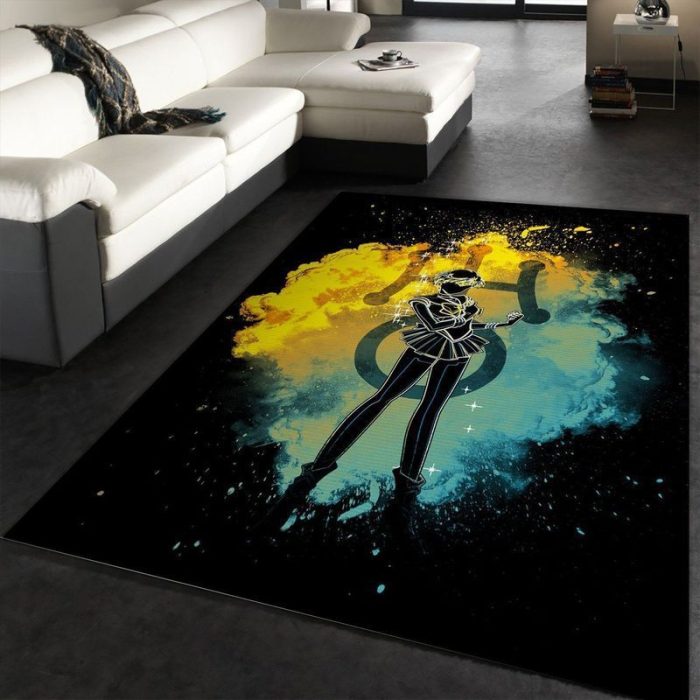 Sailor Uranus Sailor Moon Area Rug Living Room And Bedroom Rug