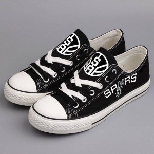 San Antonio Spurs NBA Basketball Gift For Fans Low Top Custom Canvas Shoes