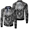 San Antonio Spurs NBA Fans Skull Fleece Bomber Jacket