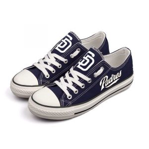 San Diego Padres MLB Baseball 2 Gift For Fans Low Top Custom Canvas Shoes