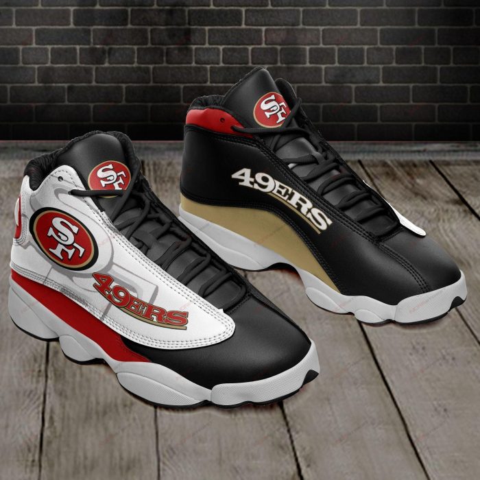 San Francisco 49Ers Air Jordan 13 Custom Sneakers Football Team Sneakers