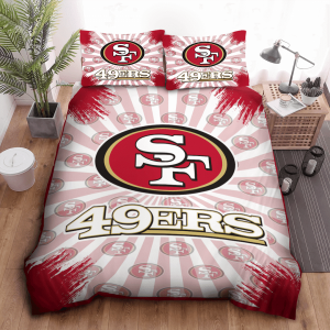 San Francisco 49Ers Duvet Cover Pillowcase Bedding Set