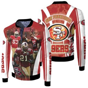 San Francisco 49Ers Nfc West Division 2021 Super Bowl For Fans Fleece Bomber Jacket