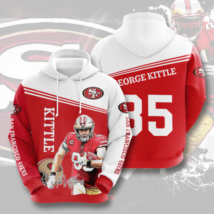 San Francisco 49ers 3D Hoodie