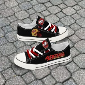 San Francisco 49ers NFL Football 1 Gift For Fans Low Top Custom Canvas Shoes