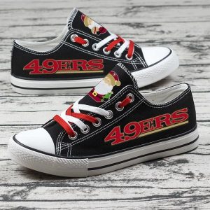 San Francisco 49ers NFL Football Christmas Gift For Fans Low Top Custom Canvas Shoes