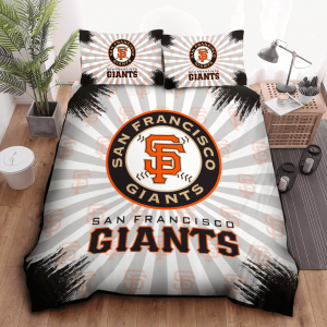 San Francisco Giants Duvet Cover Pillowcase Bedding Set