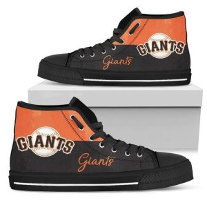 San Francisco Giants MLB 2 Custom Canvas High Top Shoes