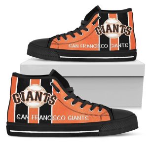 San Francisco Giants MLB Baseball 2 Custom Canvas High Top Shoes