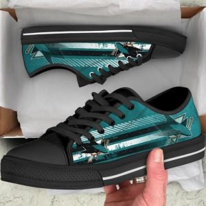 San Jose Sharks Nhl Hockey 4 Low Top Sneakers Low Top Shoes