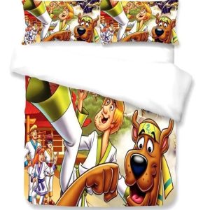 Scooby Doo #1 Duvet Cover Pillowcase Bedding Set Home Bedroom Decor