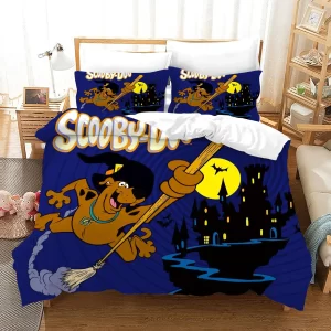 Scooby Doo #1 Duvet Cover Pillowcase Bedding Set Home Bedroom Decor