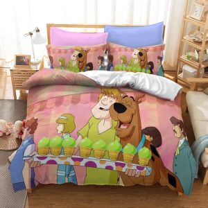 Scooby Doo #10 Duvet Cover Pillowcase Bedding Set Home Bedroom Decor