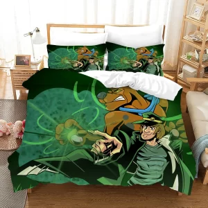 Scooby Doo #10 Duvet Cover Pillowcase Bedding Set Home Bedroom Decor