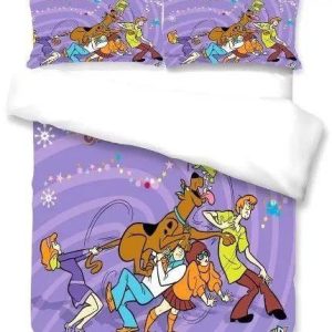 Scooby Doo #11 Duvet Cover Pillowcase Bedding Set Home Bedroom Decor