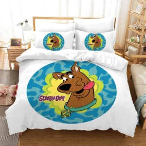 Scooby Doo #17 Duvet Cover Pillowcase Bedding Set Home Bedroom Decor